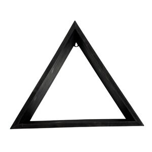 Hobby‎ Lobby Triangle Floating Wall Shelf Decor Display Modern Geometric Black